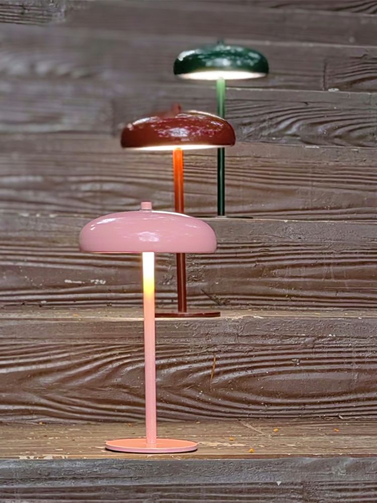 Lampada da comodino a LED ricaricabile, stile nordico, con touch screen, per tavolino da caffè, decorazione per camera da letto, studio, comodino, scrivania, luce notturna_voghion.com