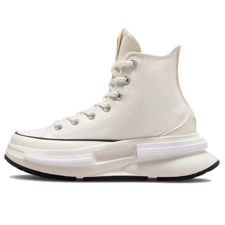 New Men's And Women's With Sandwich Height Increasing Thick High Casual Sponge Sole, Low Top Board Shoes, Canvas Shoes_voghion.com