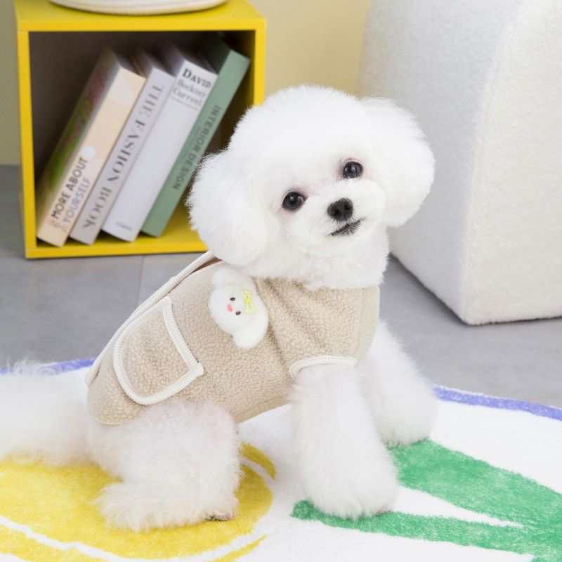 Autunno/Inverno Cane Teddy Gatto Animale Domestico Inverno Nuovo 23 Cartone Animato Coniglio Vestiti di Velluto_voghion.com