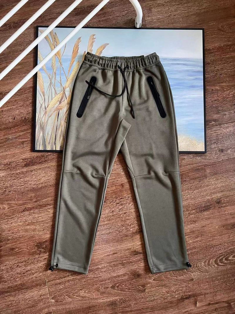 Pantaloni a gamba dritta primaverili ed autunnali per sport e tempo libero, pantaloni da uomo in maglia elastica a vita larga, pantaloni_voghion.com