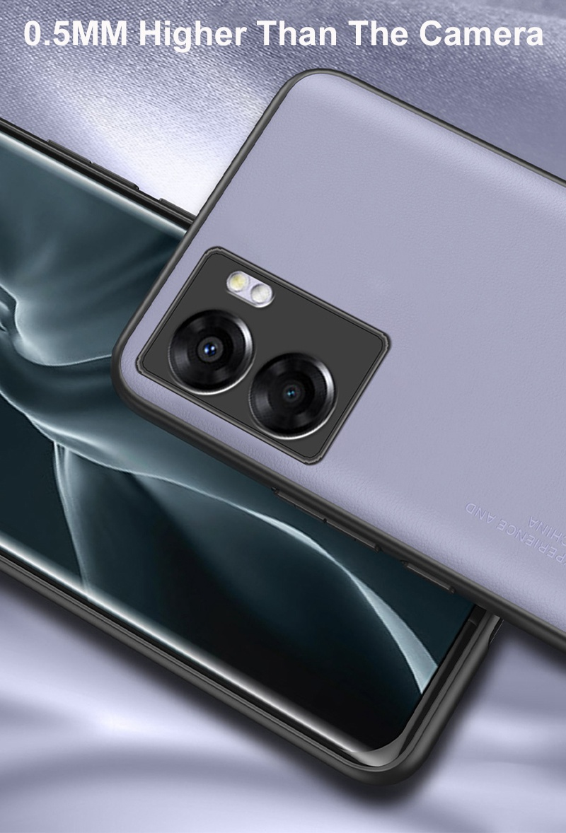 Luksusa ādas telefona maciņš OPPO A57 A77 A97 5G 2022 matēta silikona pilnas aizsardzības maciņš OPPO A36 A76 A96 A3_voghion.com