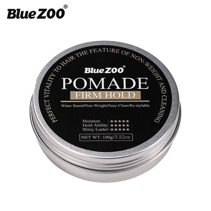 100g Hårstylingolja för män Vax Hårgelé Retromodellering Ljusstark Pomada-stylingprodukt för män_voghion.com