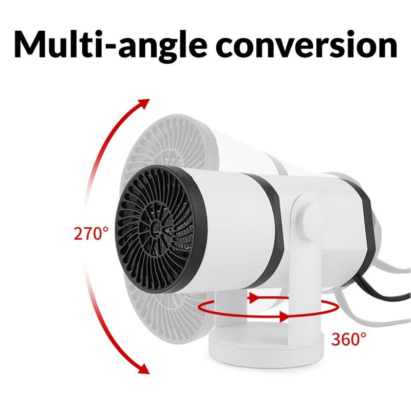 12V 24V Car Heater Electric Cooling Heating Fan Multi-functional Demister Defroster Portable Dryer Windshield Defogging Fans_voghion.com