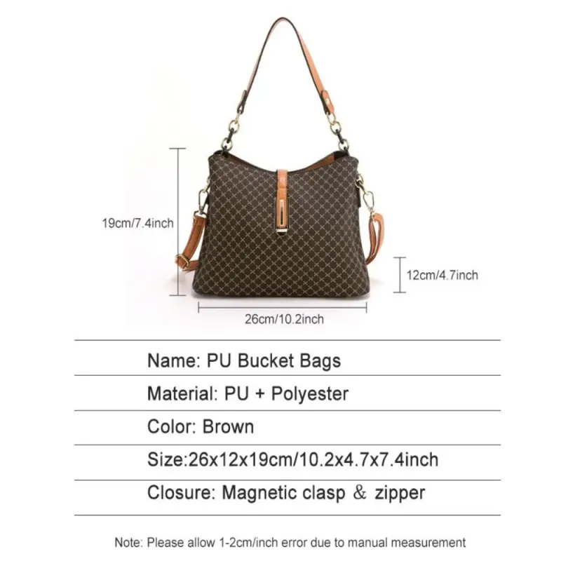 Quality New Leather Handbags High Capacity Advanced Sense Female Long Strap Shoulder Bag_voghion.com