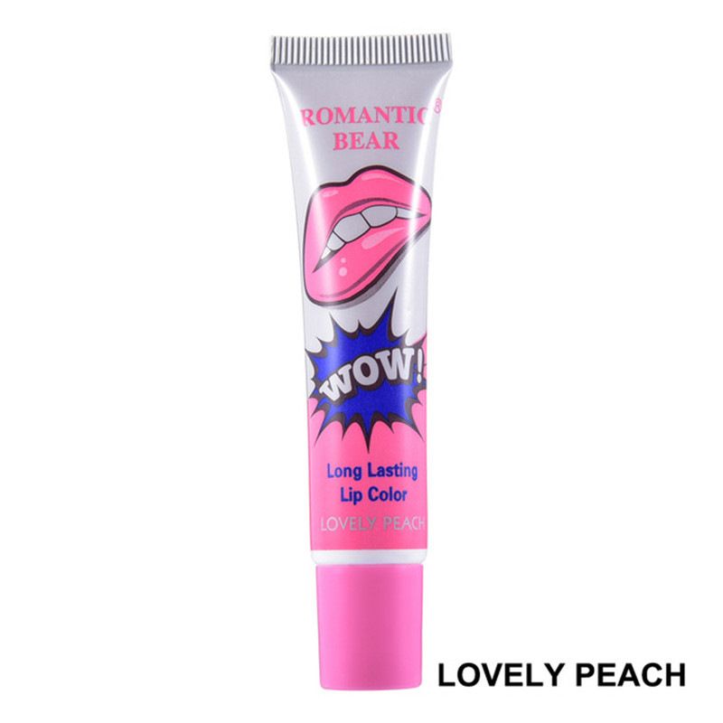 Exportación transfronteriza hidratante y no es fácil de quitar el maquillaje Lápiz labial sexy Brillo labial Lágrima Brillo labial OSO ROMÁNTICO Color de labios_voghion.com