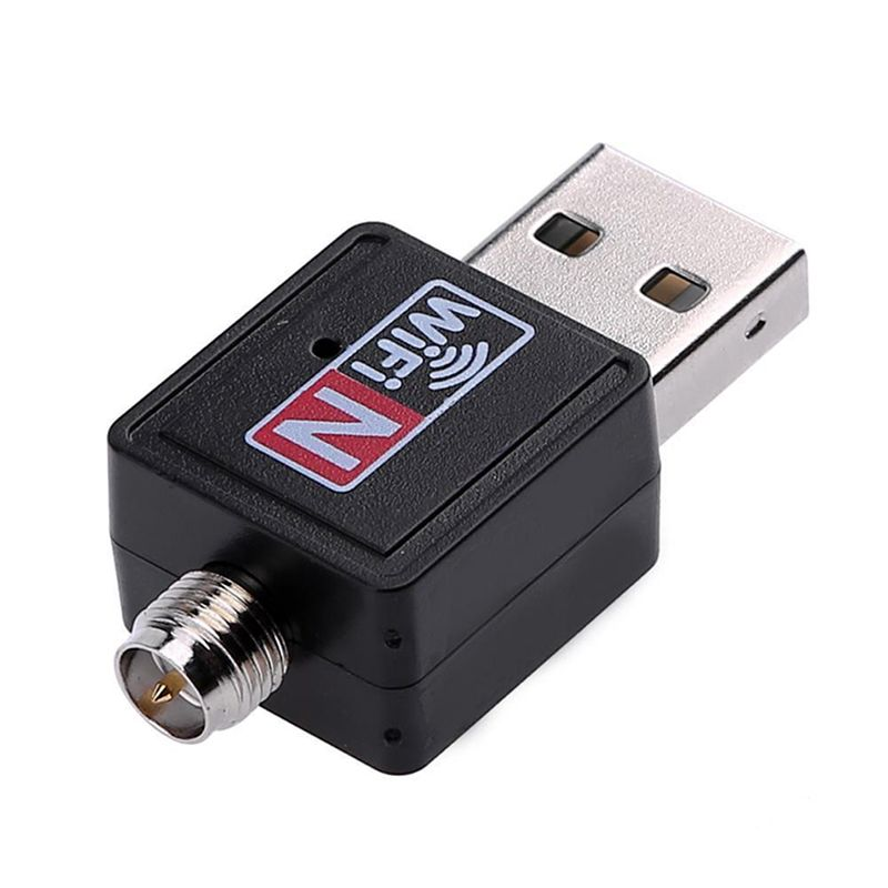 USB WiFi-adapter, hordozható széleskörű kompatibilitású műanyag hálózati LAN-kártya dongle antennával, napi használat_voghion.com
