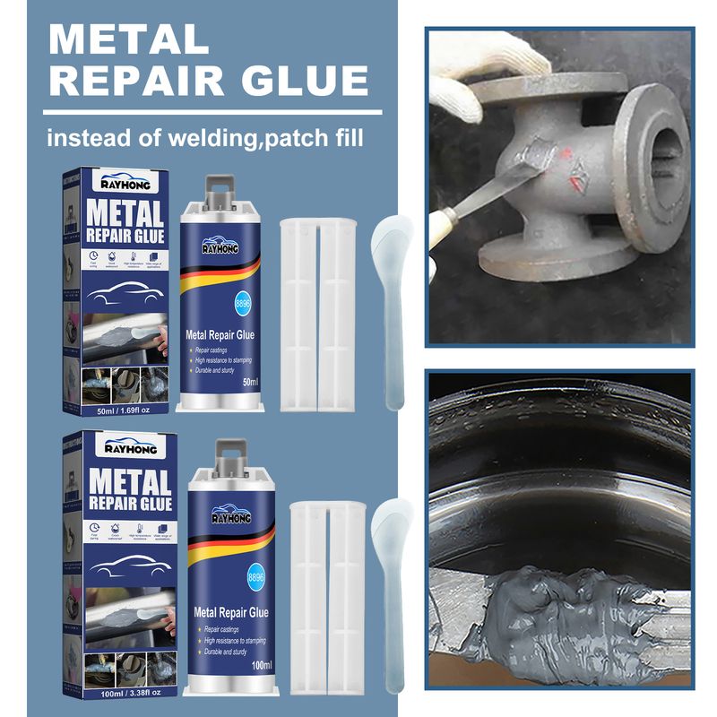 metal casting glue high temperature resistant welding glue metal casting sand hole pore crack electric welding strong glue_voghion.com