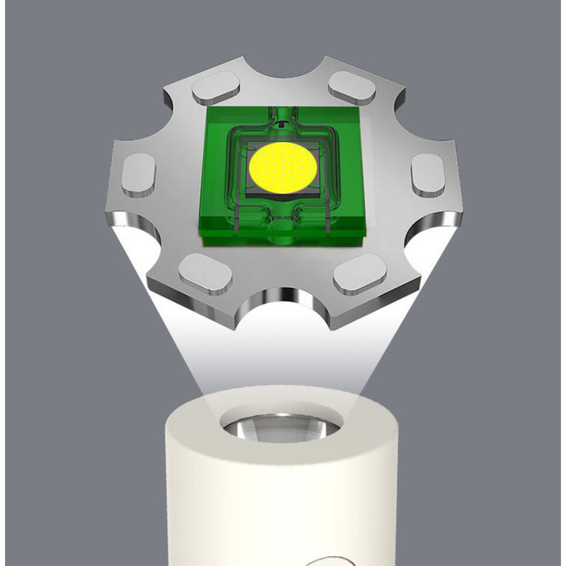 Oudoor Flashligh Srong Rechargeable Ultra-Brigh Long-Range Mini Porable Muli-Function Camping Amosphere Ten_voghion.com