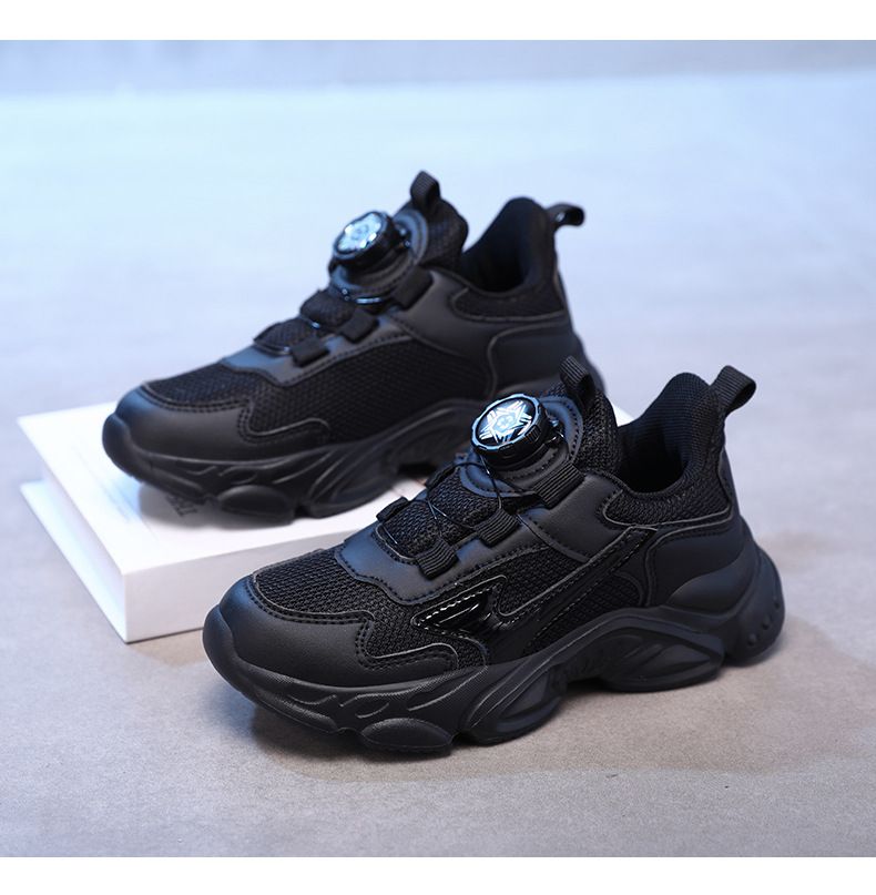 Scarpe sportive per bambini CUHK Scarpe da corsa casual di grandi dimensioni in pelle di colore bianco piccole per ragazzi e ragazze in pelle da campus per bambini_voghion.com