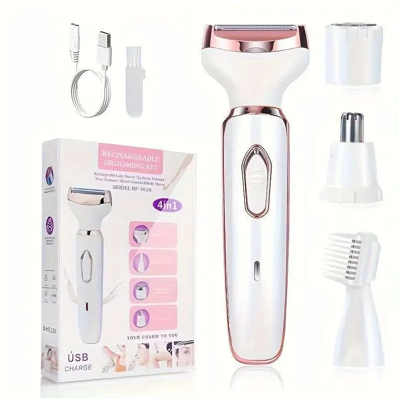 4-in-1-Ladyshaver – Kabellos|Geschenkset|Painless EU_voghion.com