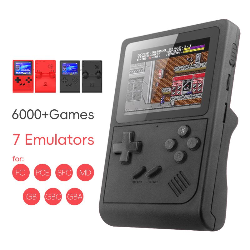 Console portable rétro pour jeux vidéo, mini émulateurs NES/SNES/GBA, pour Gameboy, GB300, cadeau pour enfant_voghion.com