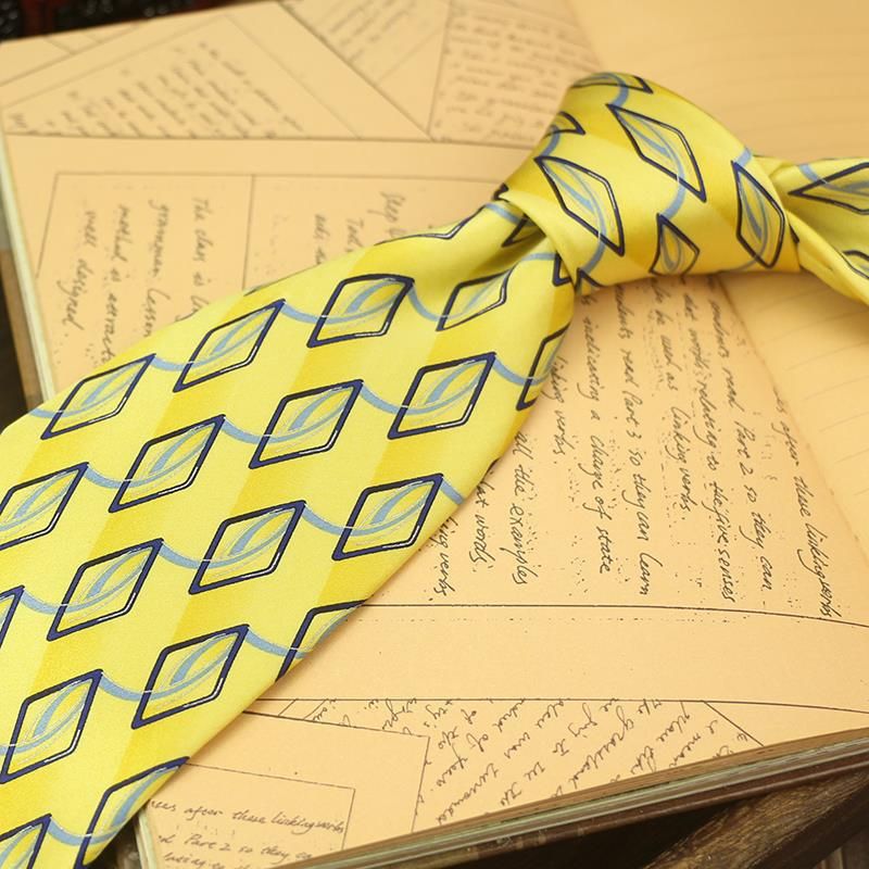 Cravatta da uomo casual in seta di gelso stampata da donna a quadri viola 10 cm, stile retrò di Hong Kong, letterario, britannico, formale, blu_voghion.com