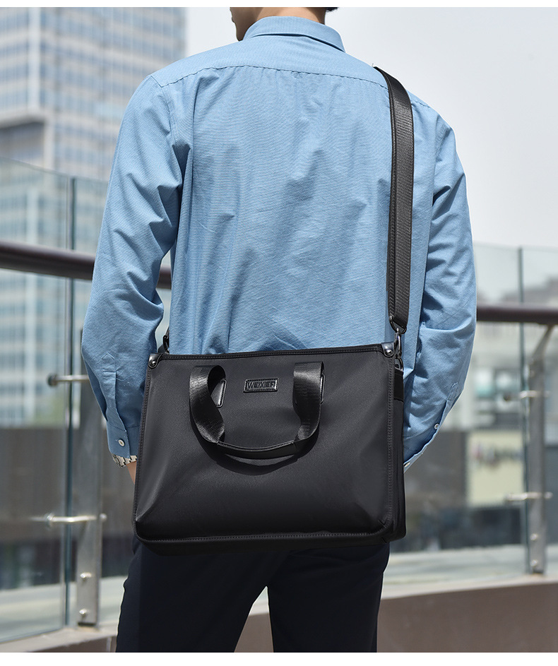 Nuova borsa portatile da uomo per viaggi d'affari e per il tempo libero, borsa a tracolla con una spalla di grande capacità, borsa per computer portatile, borsa per file di informazioni per ufficio_voghion.com