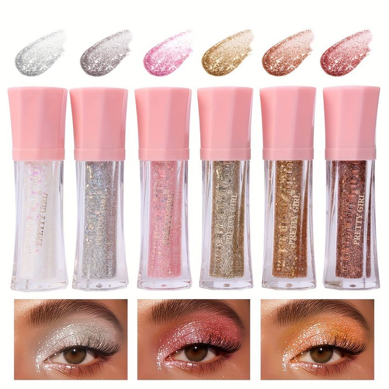 Lidschatten, vierfarbiger Perlglanz-Lidschatten, Perlglanz-Augenglanz, leicht zu kombinieren und zu verblenden, natürliches Make-up für den Alltag und die Bühne am Abend_voghion.com