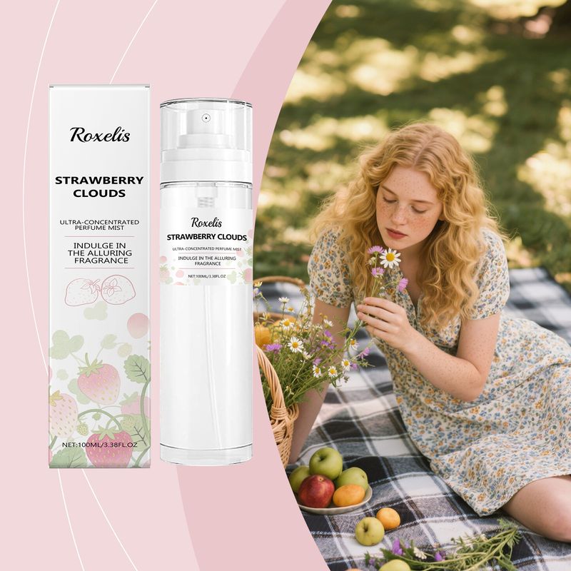 Parfum corporel à la fraise, vaporisateur portable longue tenue, doux et délicat, léger et vaporisateur_voghion.com