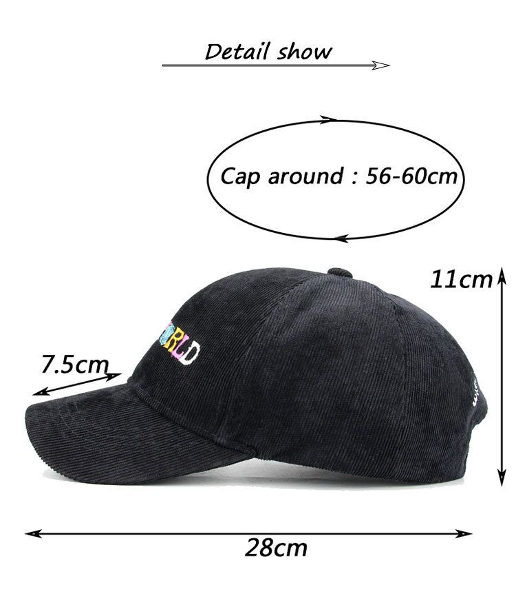 Baseball Cap Letter Embroidery Is Simple Stylish, And New Curved Back Buckle Can Be Adjusted For The Base_voghion.com