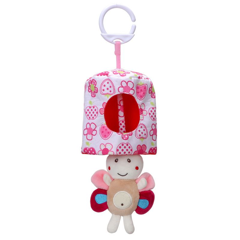 Lindo animal de dibujos animados Peek-a-boo Pull Shock Colgante Muñeca Bebé Juguete de Peluche Coche Muñeca Colgante Cama Colgante_voghion.com