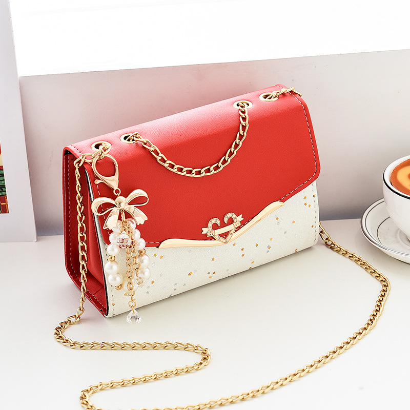 Rhinestone handväska för kvinnor Väska Diamonds Axelväska Handväska Dam Kvinnlig Crossbody-väska Shining Messenger Clutch-väskor Fyrkantig_voghion.com