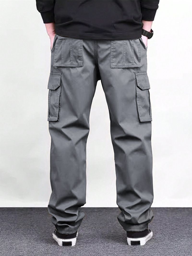 Cargohose für Herren – Militär-inspiriert mit mehreren Taschen, verstellbarer Taille (S-XXL, 6 Farben) – strapazierfähig und vielseitig für den Alltag_voghion.com