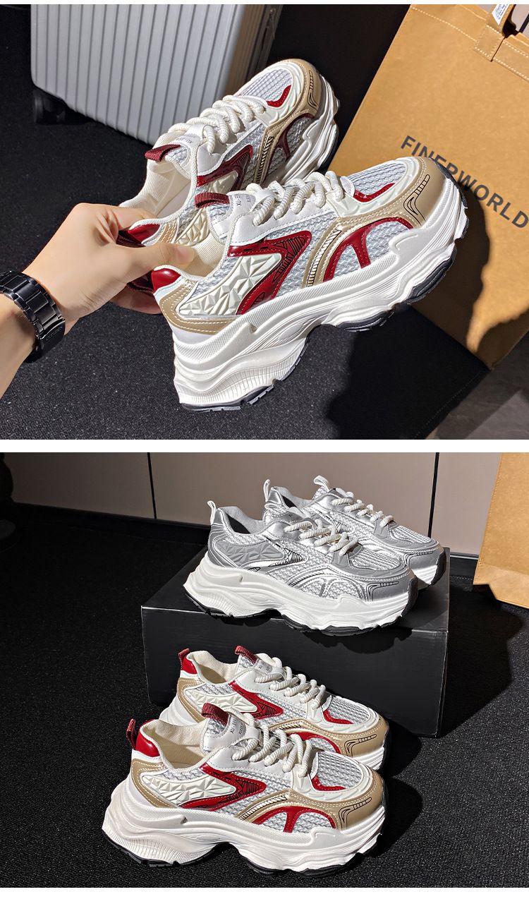 Women's Shoes Thick Soled Retro Forrest Gander Training Shoes For Women Summer Height Enhancing Lightweight Casual Board Shoes_voghion.com