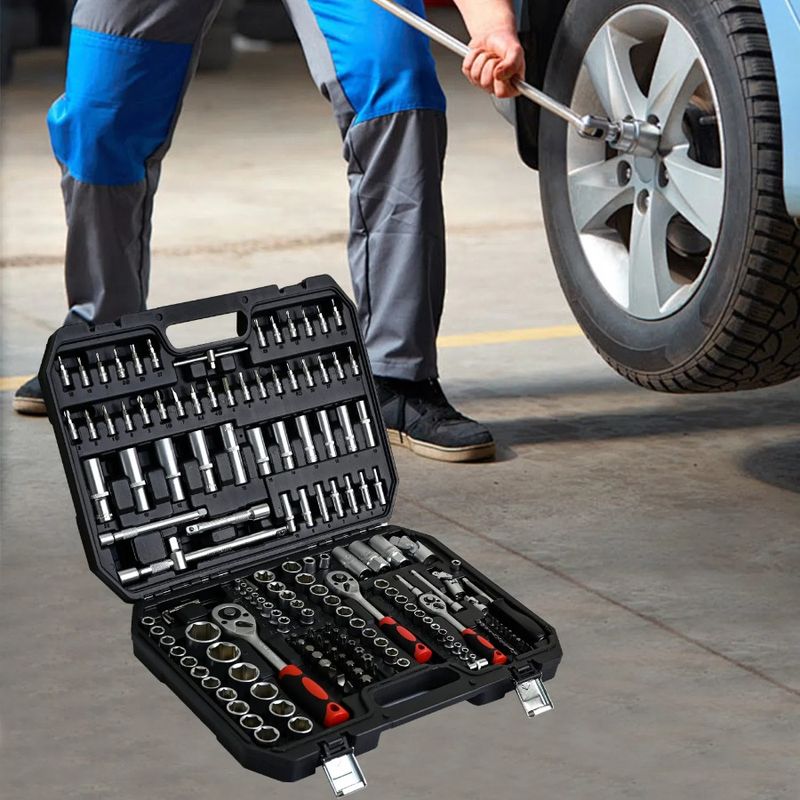 Tool Perfect For Wrench Car Tool Ratchet Home And Universal And Men Toolbox Tool For 171pcs - Socket Set Repair Set Homeown Box_voghion.com