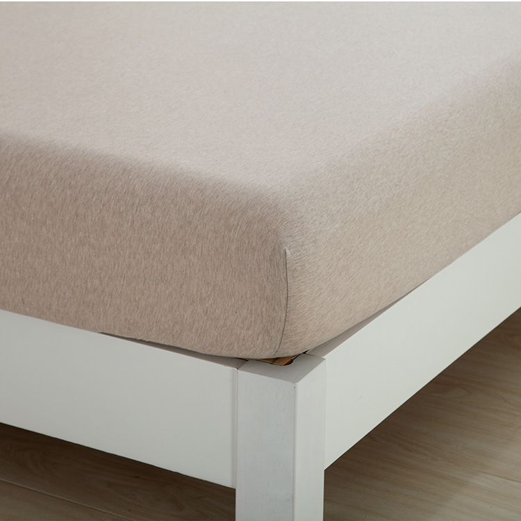 Coprimaterasso Lenzuolo Singolo Tinta Unita Maglia Geranio Cotone_voghion.com