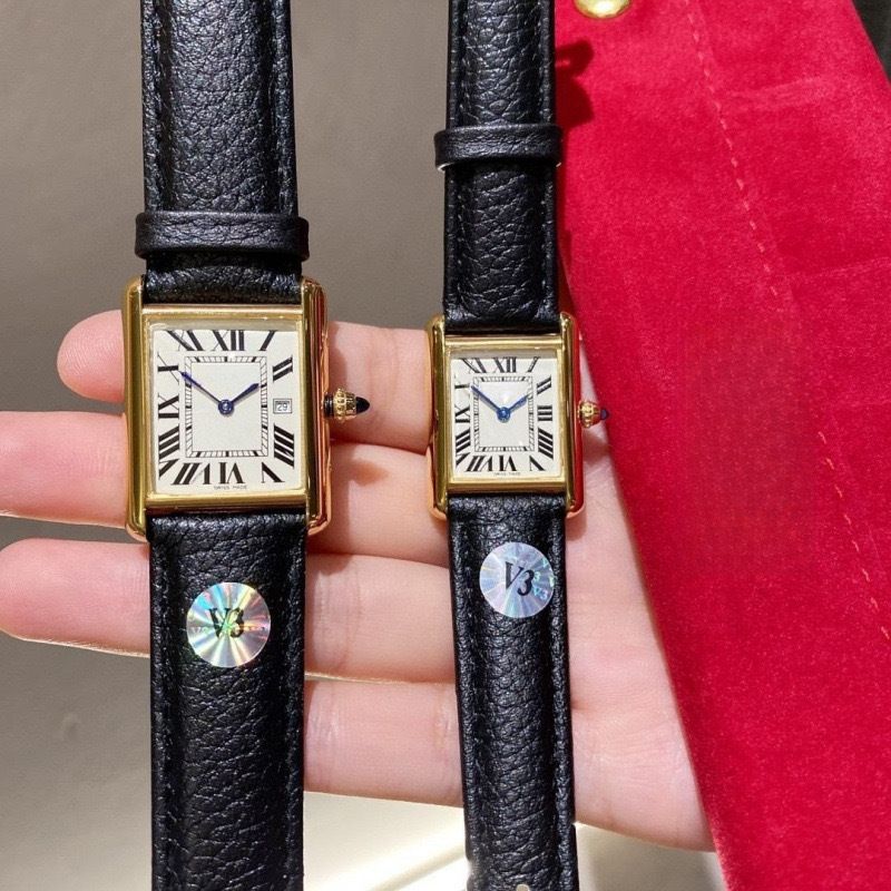 Empfohlen Kajia Santos Platz Tank Muss Serie Stahl Band Litschi Muster frauen Uhr_voghion.com