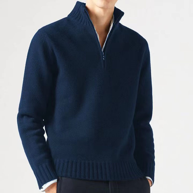 Zipper Jumper Männer Weiße Pullover Herbst Winter Frühling Pullover Pullover Jumper Elegante Streetwear Y2k Tops Kurze Jumper_voghion.com