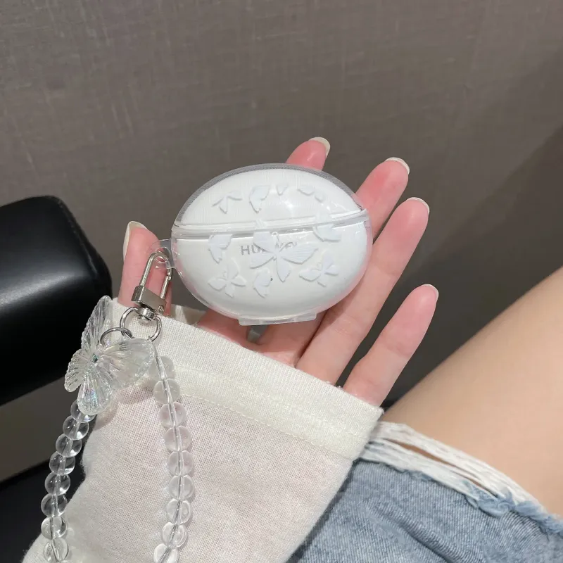 Hjärtmönster Hörlursfodral med armband för HUAWEI FreeBuds 5i SE2 Lenovo HT38 LP40 AirPods Skyddsfodral Hörlurstillbehör Skyddslåda_voghion.com