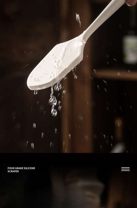 Espátula de silicone para bolo, espátula doméstica resistente a altas temperaturas, ferramenta de mistura para assar, creme de grau alimentício_voghion.com