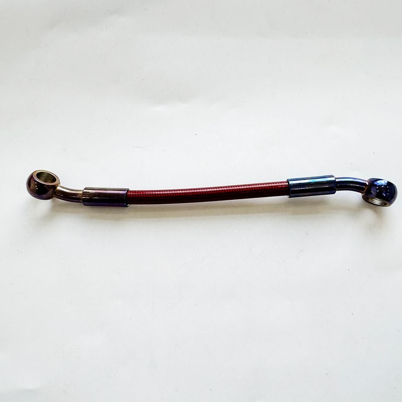 Tubo de óleo hidráulico universal para motocicleta AN3 vermelho 10CM-500CM mangueira de freio de titânio comprimento da junta pode ser personalizado_voghion.com