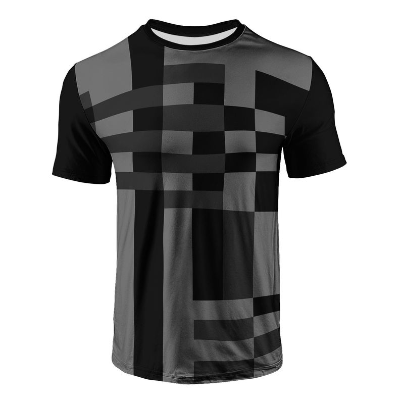 2025 Modern Mens Graphic T Shirt Stripe Geometry Design Summer Streetwear Short Sleeve Tee Hipster Harajuku Style Breathable Cot_voghion.com