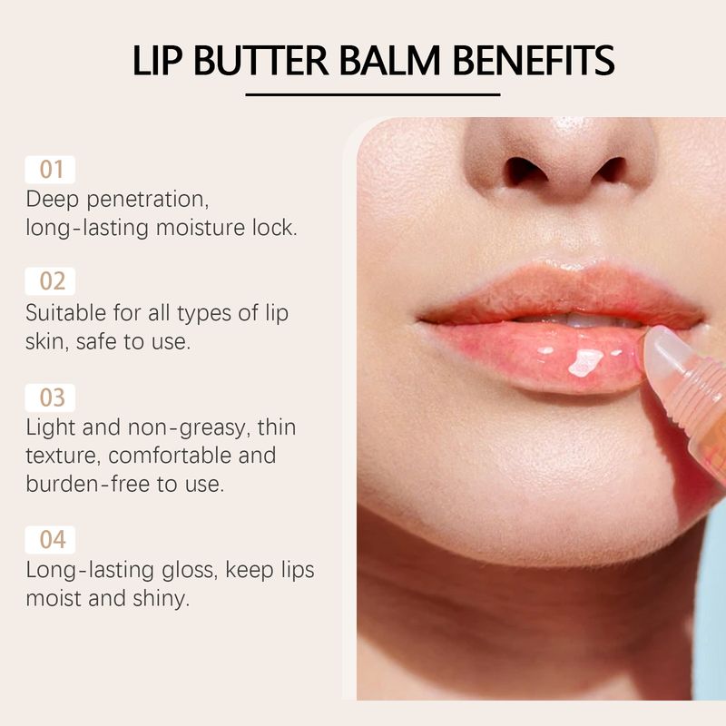 Moisturizing Moisturizing Beige Lip Balm, Nourishing Moisturizing Water Locking Lip Skin Moisturizing Care_voghion.com
