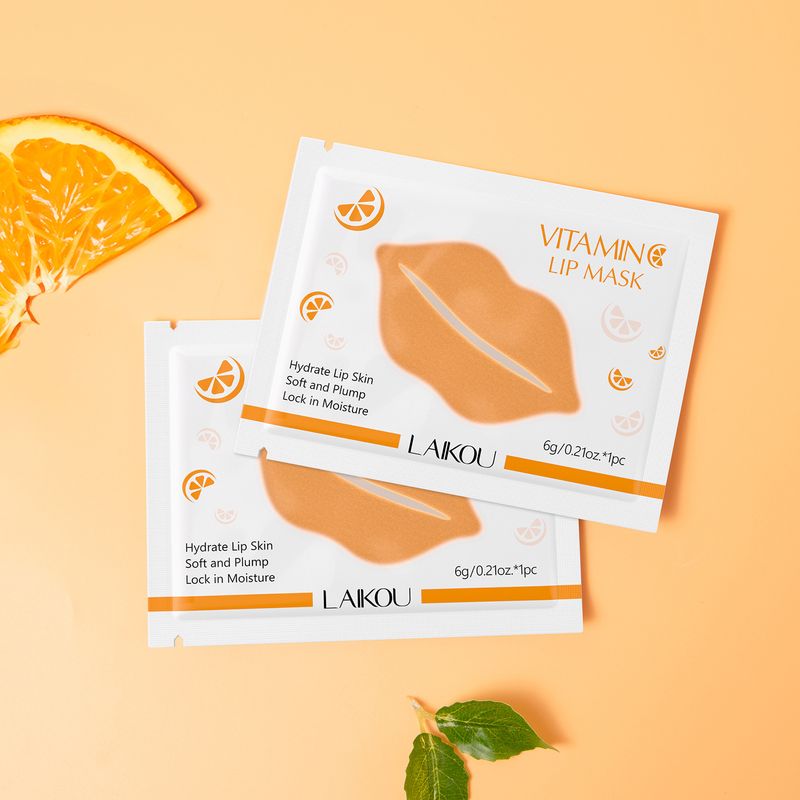 Lips New Product LAIKOU Leco Vitamin C Lip Mask 6g Moisturizing Hydrating FDA Skin Care Products_voghion.com