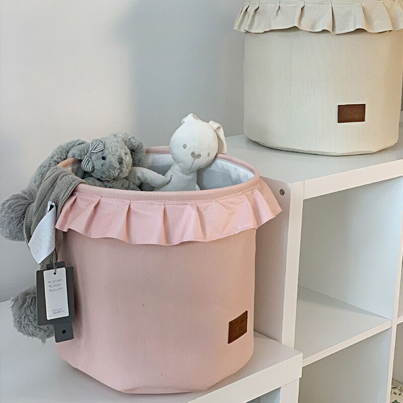 Gyerekjátékok tároló kosár Vízálló koszos ruhakosár pormentesítő szobarendező Összecsukható kosár tároló vödör lányoknak Játékok tárolása_voghion.com