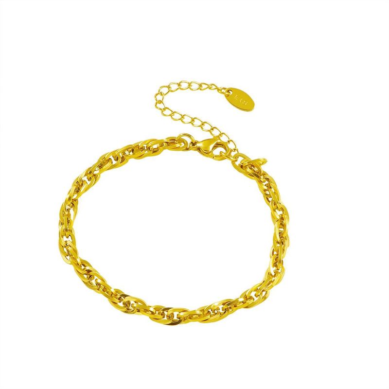 New Punk Style Thick Chain Niche Fashion Personality Hip-Hop Titanium Steel Non-Fading_voghion.com