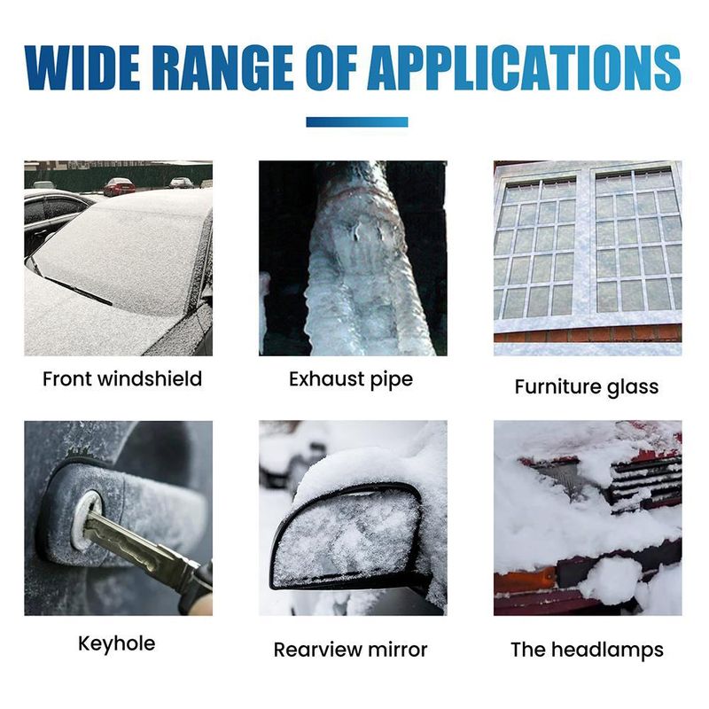 Agent anti-neige pour vitres automobiles en hiver_voghion.com