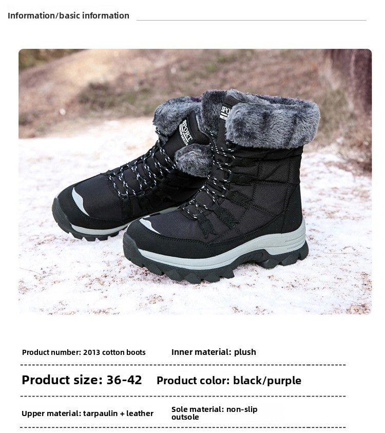 Stivali da neve da donna più venduti, scarpe da trekking alte per esterni_voghion.com