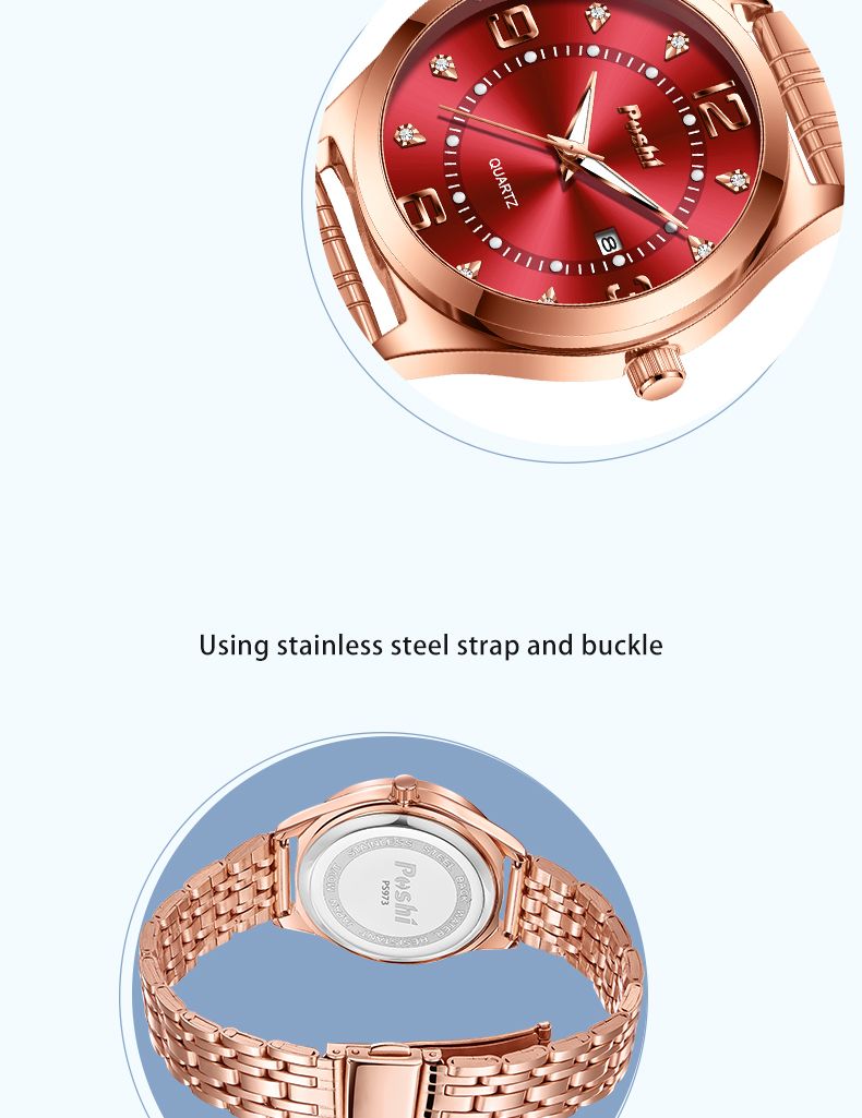 Luxury Business Quartz Watch For Women Elegant Women's Watches Simple Style With Date Display_voghion.com