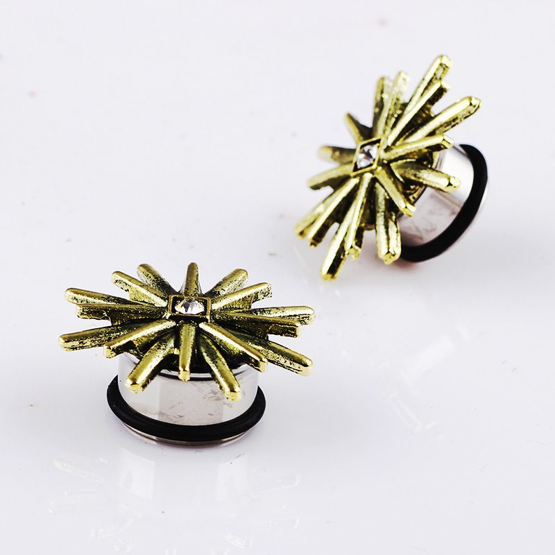 la Eight Shield Needle Expander Orecchio Piercing Gioielli_voghion.com