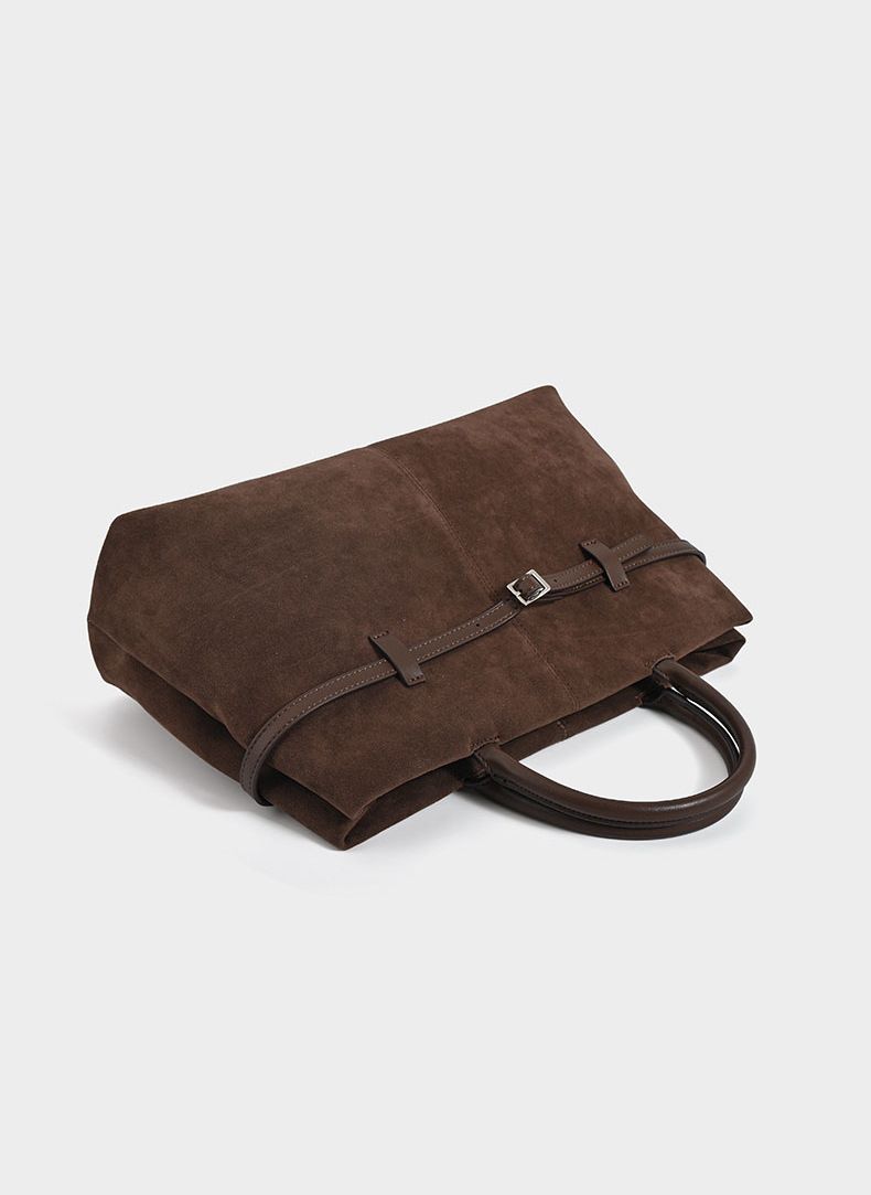 Mirad large capacity handbag 2024 new autumn and winter plush contrasting frosted tote bag, single shoulder crossbody_voghion.com