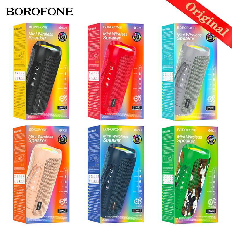 Głośnik Bluetooth BR21 do sportu, festiwal muzyczny, bezprzewodowy, wysokiej jakości, z możliwością wkładania kart, przenośny głośnik zewnętrzny_voghion.com