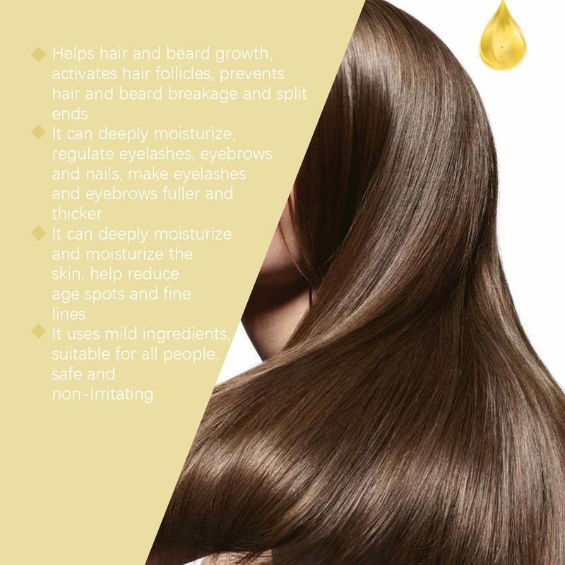 West Month Feuchtigkeitsspendendes, glattes Haar, Multi-Effekt-Pflege, Rizinusöl_voghion.com