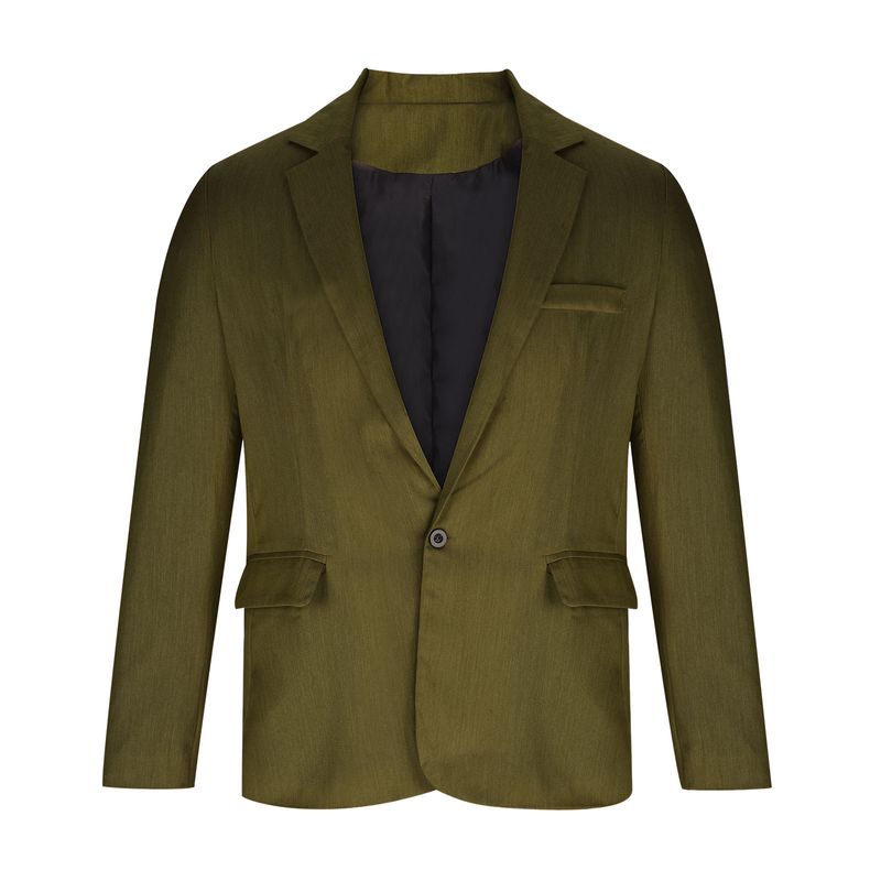 Giacca da uomo con un bottone, stile casual_voghion.com