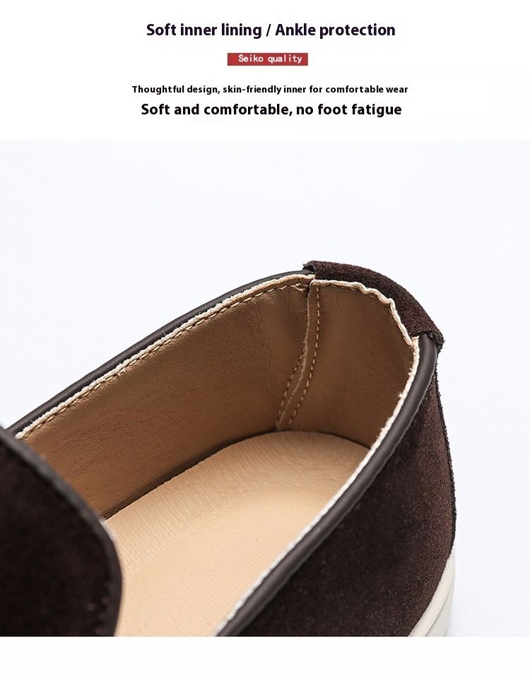 2025 New Casual Loafers For Men British Style Slip-On Moccasins Breathable Comfortable Versatile Soft Sole_voghion.com