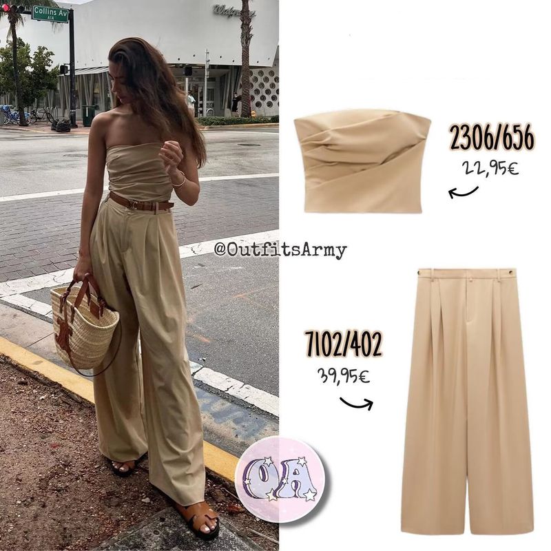 Women's Clothing High Waist Wide Leg Drape Pleated Suit Pants Summer New Fashion Commuting All Match Top Suit_voghion.com