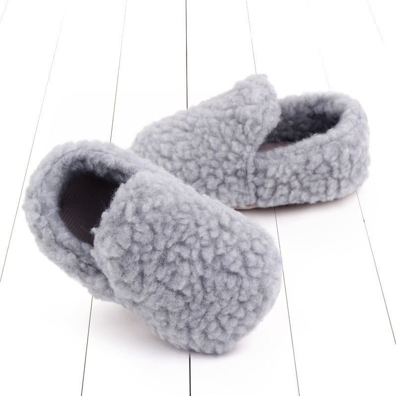 Scarpe da bambino autunno e inverno scarpe da bambino foderate in pile suola in gomma morbida antiscivolo scarpe da bambino scarpe di cotone scarpe da bambino all'ingrosso 2706_voghion.com