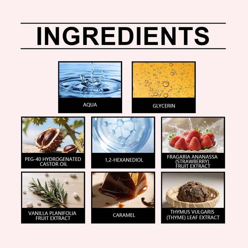 Parfum corporel à la fraise, vaporisateur portable longue tenue, doux et délicat, léger et vaporisateur_voghion.com