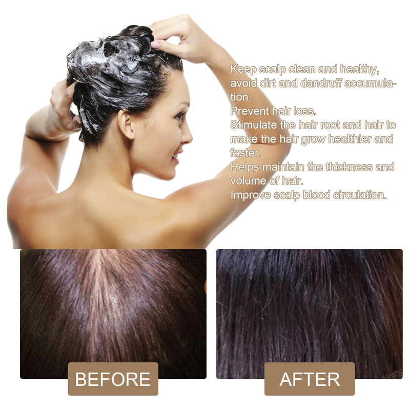 EELHOE Rice Anti Drop Shampoo für dichtes, festigendes, reinigendes, wurzelndes, nährendes und schützendes Haar_voghion.com