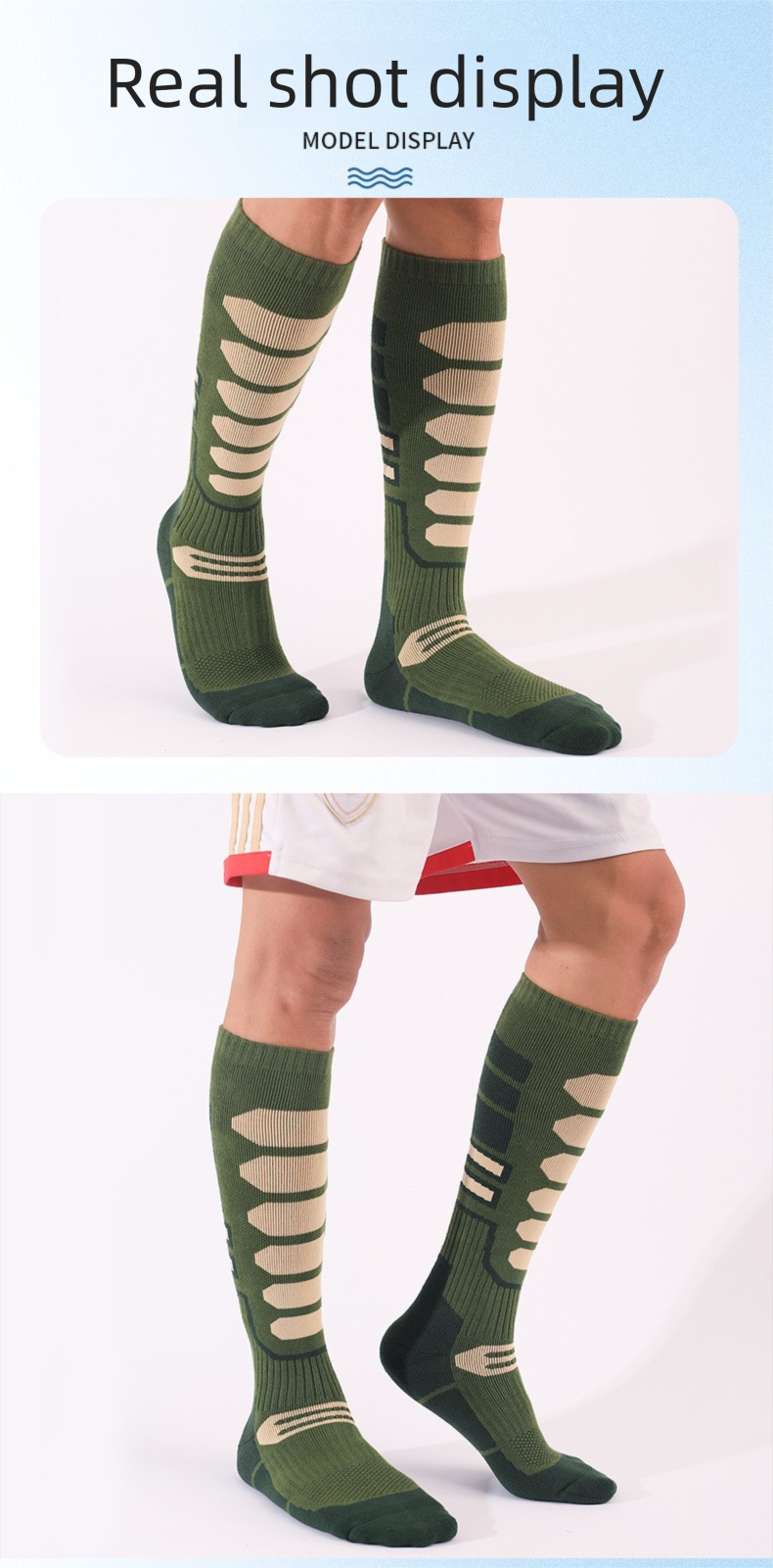 Professionele lange sportschoenen voor heren, warme hoge winterkousen voor dames, verdikte skisokken met handdoekbodem voor buiten_voghion.com